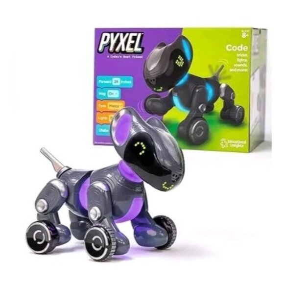 Pyxel Programmable Robot Dog Toy For Kids 8+ Years Interactive Coding Companion - Picture 1 of 6